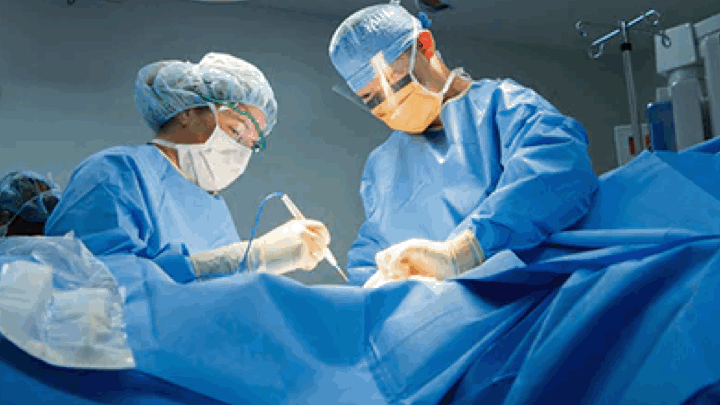 Surgery made necessary by a puppetmaster psychopath