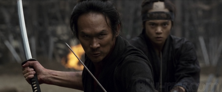 Tsuyoshi Ihara and Masataka Kubota take on the villain's personal bodyguard in 13 Assassins.